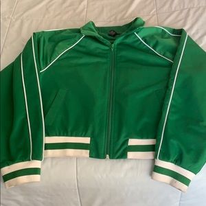 A zip up jacket